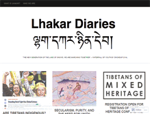 Tablet Screenshot of lhakardiaries.com